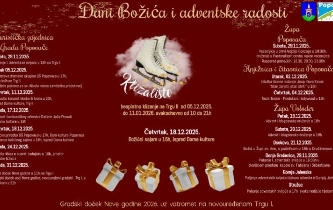Dani Božića i adventske radosti u Popovači